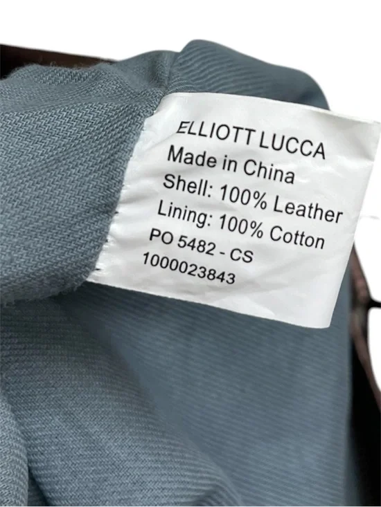 Elliott Lucca Estella Metallic Bronze Leather Shoulder Bag NWT - Picture 4 of 7